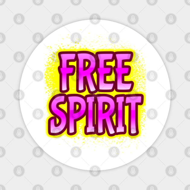 Free Spirit Magnet by Bourbon Sunsets